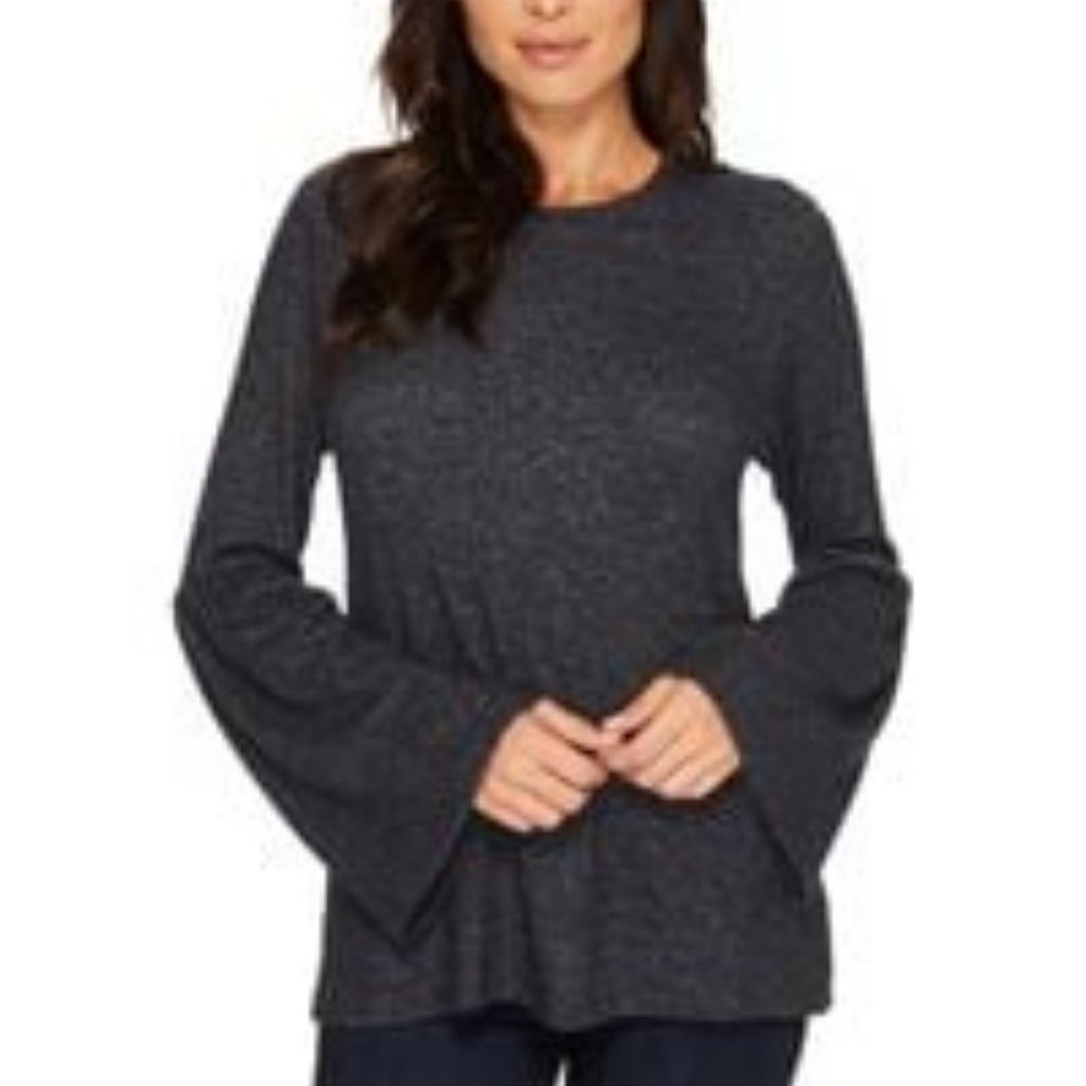 NEW! B Collection by Bobeau Flare Sleeve Sweater
